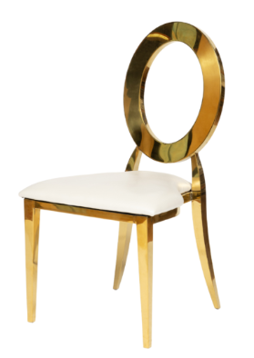 Gold O Back Chair 